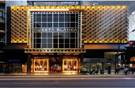 双柏门头设计与商业空间的纽带。