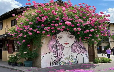 双柏怎么设计网红打卡墙绘