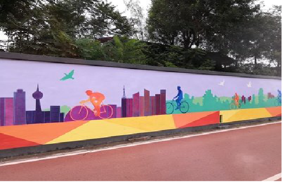 双柏墙体彩绘-围墙