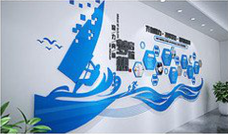 双柏海浪主题文化墙如何设计？