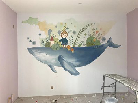 双柏手绘墙的特点及优势。